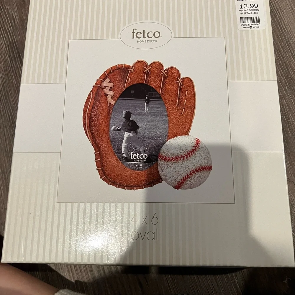 ⭐️ 3/$20 PLAY BALL! Fecto 4x6 Baseball Picture Frame- NIB